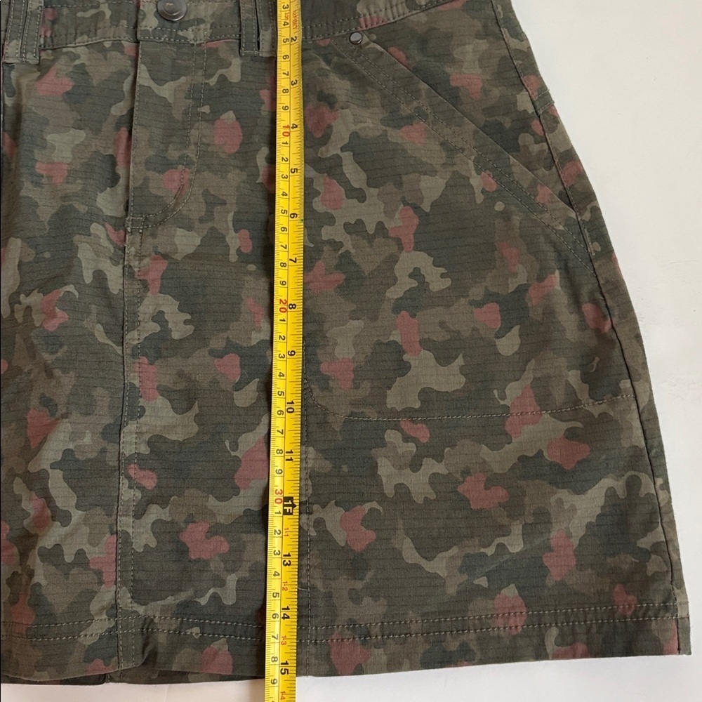 Title Nine Big B Skort Wailea Camo green pink zip close pockets boy short lined - Picture 16 of 16